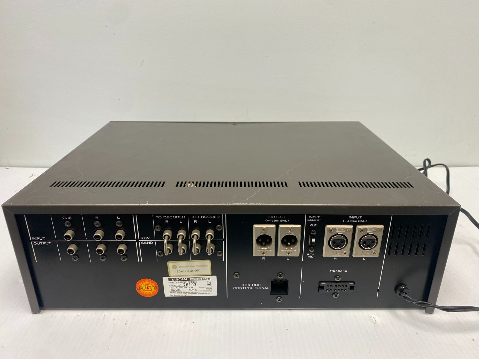TASCAM 133 Stereo Cassette Deck - Pour Pièces Ou Réparation