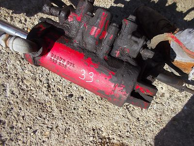Massey Harris 33 tractor MH hydraulic hitch lift cylinder outlet hoses 3pt hitch