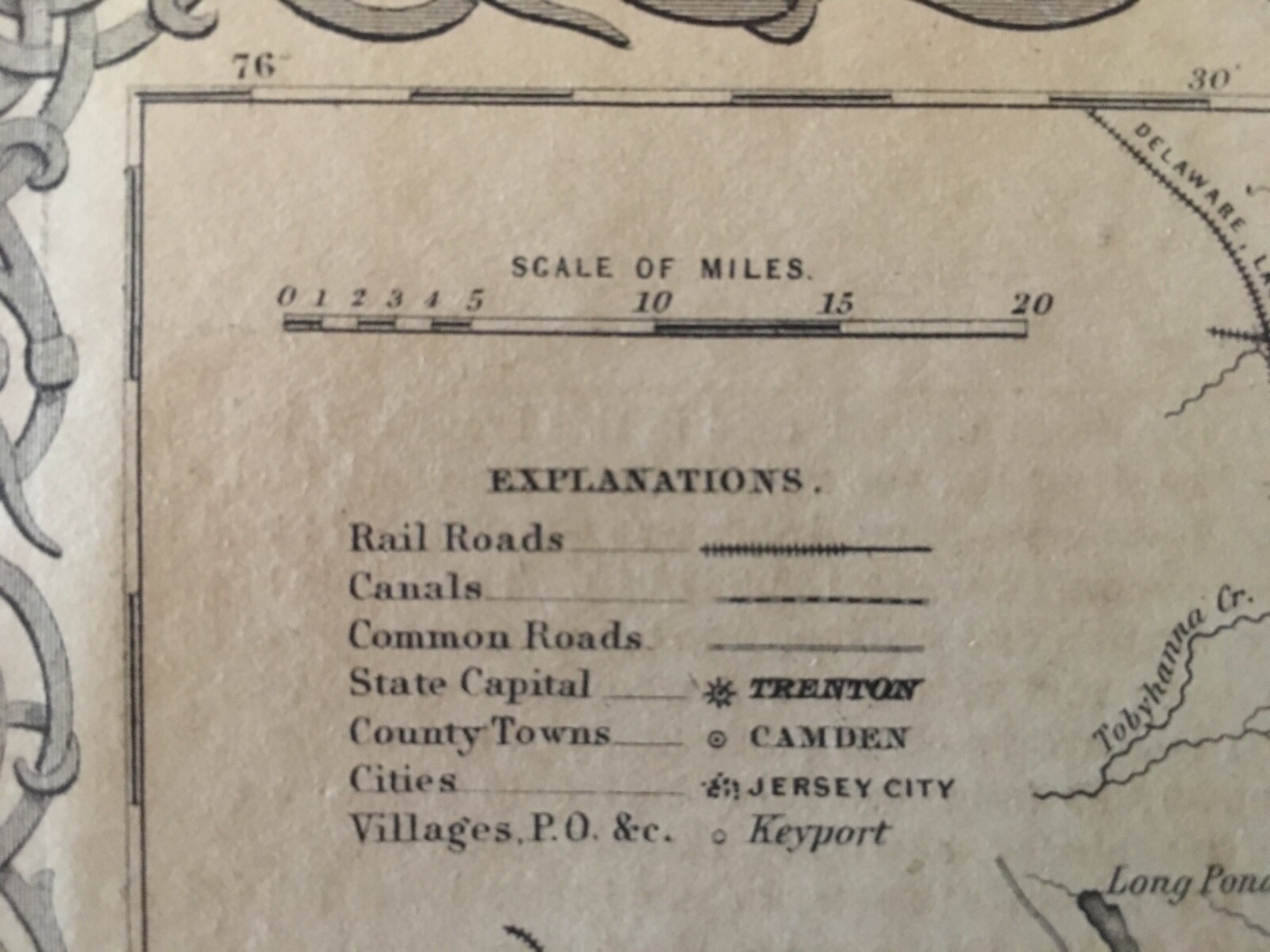 J.H. Colton’s 1859 Atlas Map of New Jersey