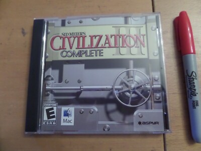 2005 Sid Meier's Civilization III Complete Mac DVD Game Apple Macintosh