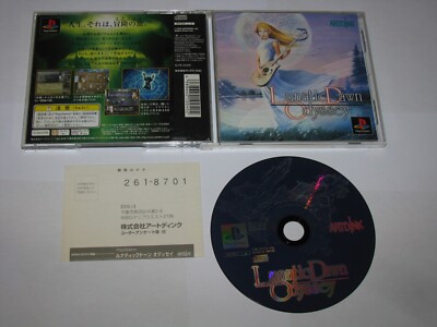 Lunatic Dawn Odyssey Playstation PS1 Japan import +reg card US Seller