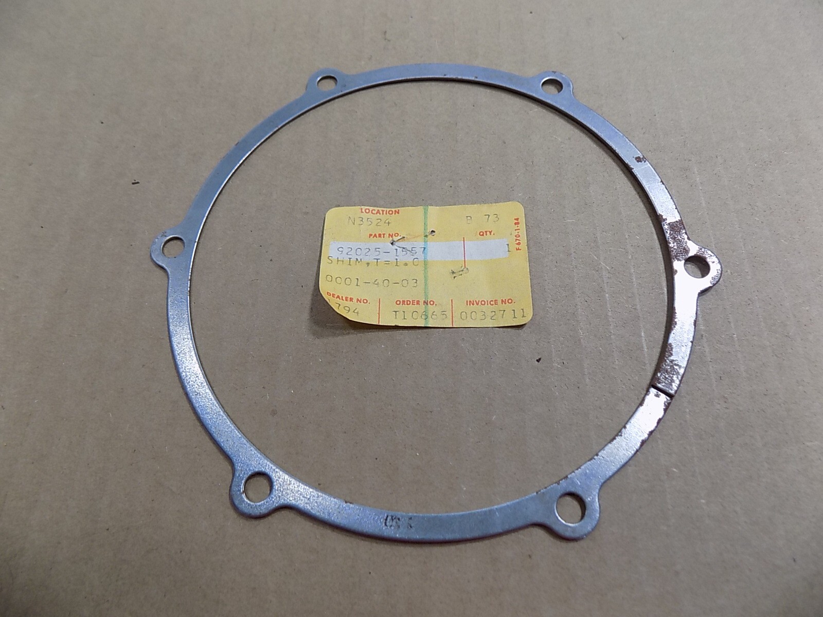 NEW OEM KAWASAKI SHIM T=1 / 92025-1557 / KLF185 | eBay