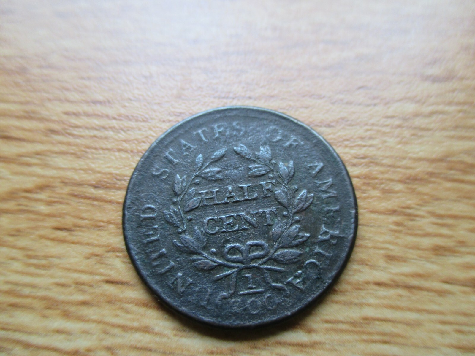 1804  DRAPED BUST HALF CENT   #427.