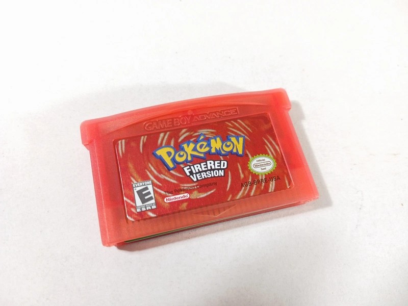 Pokemon FireRed Version Game GBA (Game Boy Advance, 2004) Tested