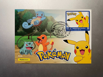 2024 Cartolina Filatelica Giornata della Filatelia Pokemon Pikachu