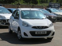 2016 Nissan Micra 1.2 Visia 5dr White Manual Petrol ULEZ HATCHBACK Petrol Manual