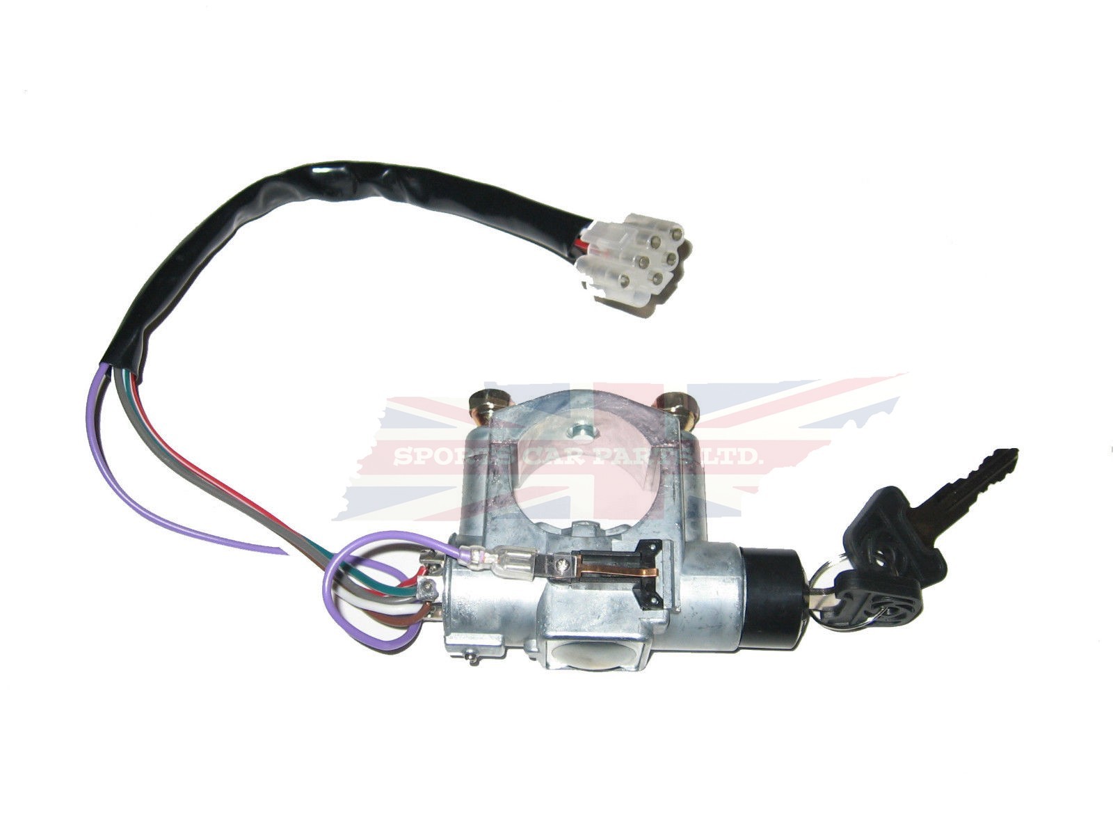 B　0324 New Ignition Steering Lock W Keys and Switch Assembly MGB
