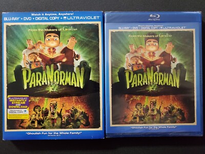 ParaNorman w/ Slipcover [Blu-ray/DVD/Digital, 2012) Animated NEW SEALED