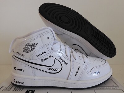 Nike Air Jordan 1 Mid ホワイト/ブラック/ターコイズ Amazon | Big Kid's Jordan 1 Mid SE Diamond White/Black-Multi