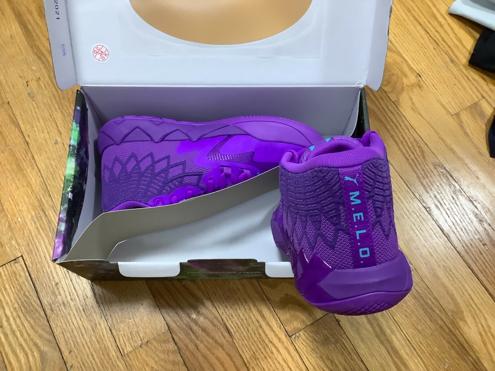 Pre-owned Puma Mb.01 Purple Queen City Lamelo Ball Boys Asg All Star Game 2022 376886-10