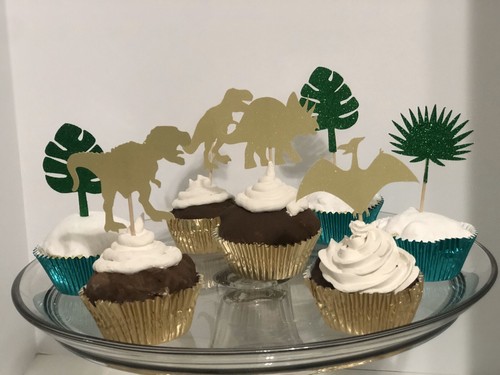 Party Decor Green Dinosaur Safari Animals Rustic Birthday