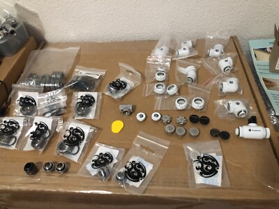 BitsPower Fittings Kit 56 Pieces for Hard Tubing 1/4'' With Tube Bender Included