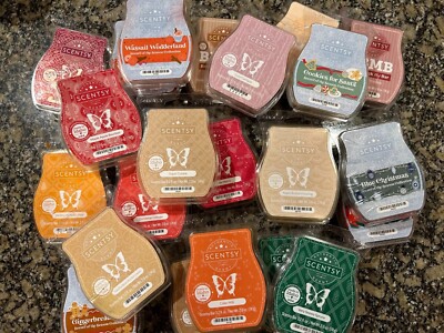 SCENTSY WAX BARS New 8 melts in each container 3.2 FL. oz. mix and match