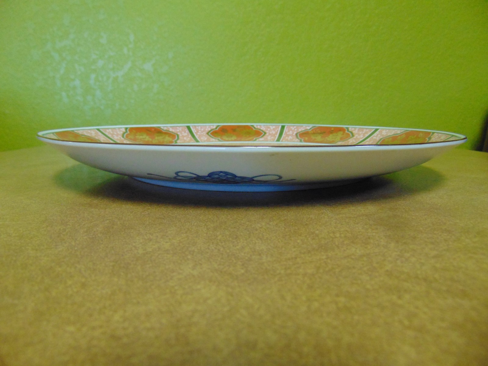 Fitz & Floyd Orange And Gold Imari Large Platter Plate 12