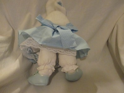 PLUSH WHITE BUNNY RABBIT VIOLET BRUSHCREEK CREATIVE APPLAUSE