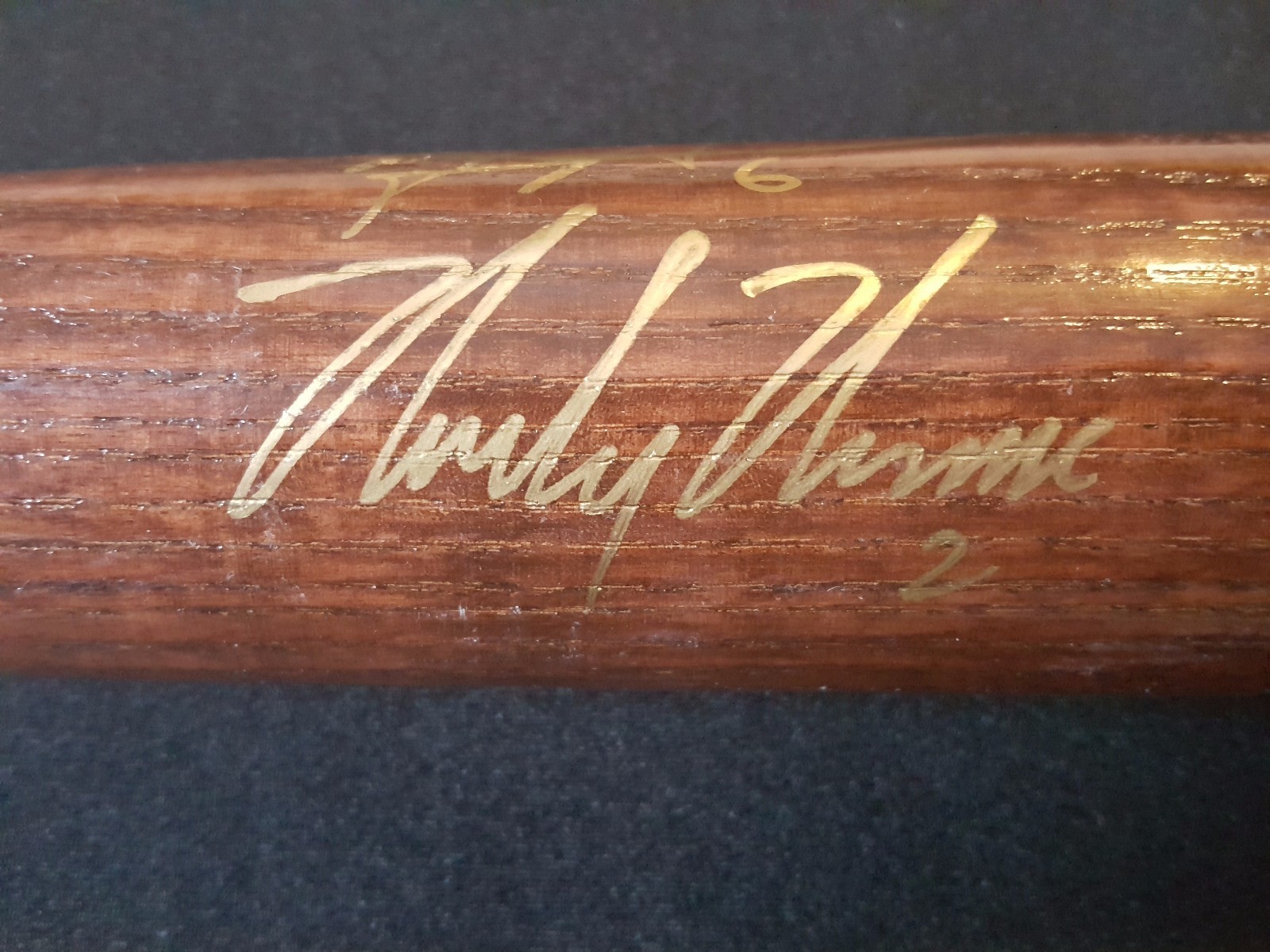 Phillies Team Bat Autograph Auto - Aaron Nola Ryan Howard Moniak JSA