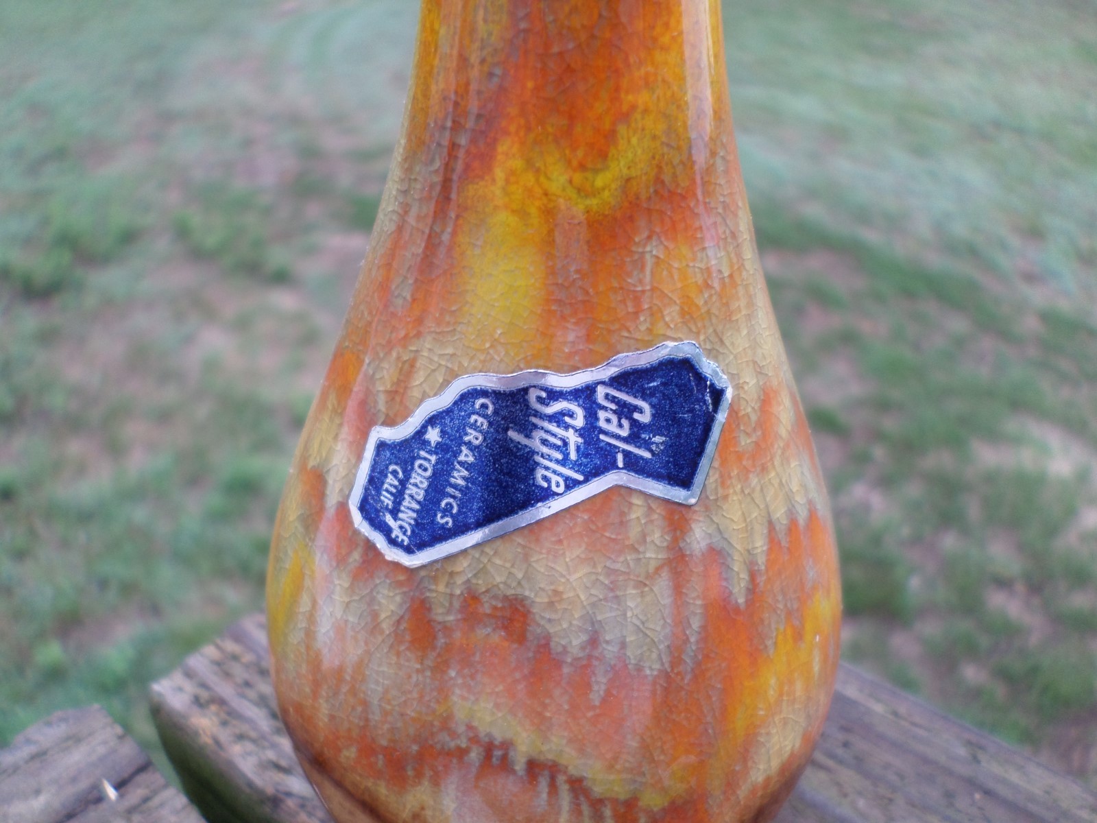 Cal-Style Ceramic Bud Vase From Torrance California