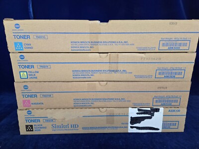 Konica Minolta OEM Toner  Full Set of TN221 CMYK C227, C287