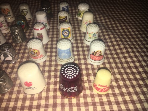 Vintage Antique Old Thimble Huge Lot