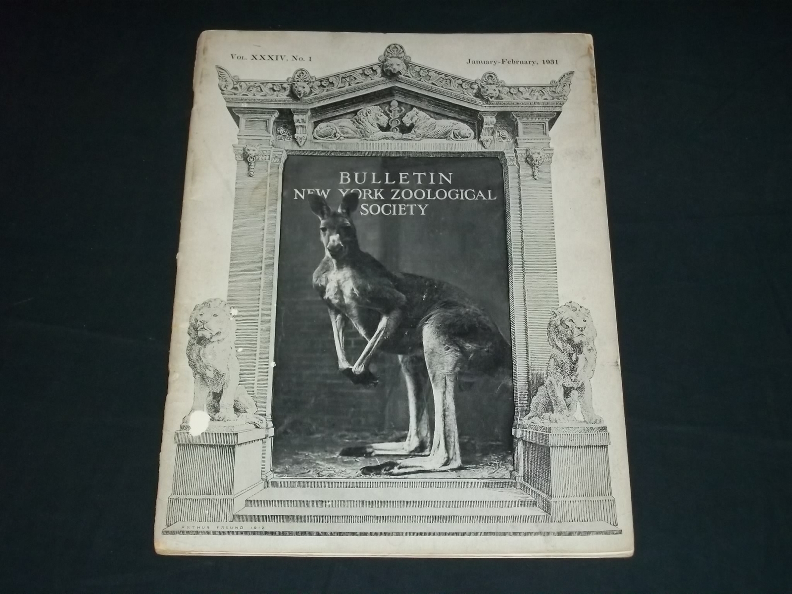 【sorajirooo】STANDARD JOURNAL 1931 JANUARY-FEBRUARY NEW YORK ZOOLOGICAL SOCIETY BULLETIN - J