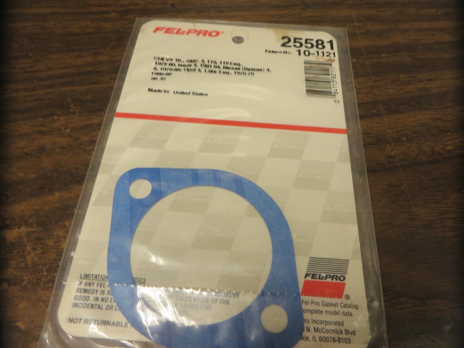 R。 FEL-PRO FEL PRO FELPRO GASKET # 25581 new GASKET FITS chevy