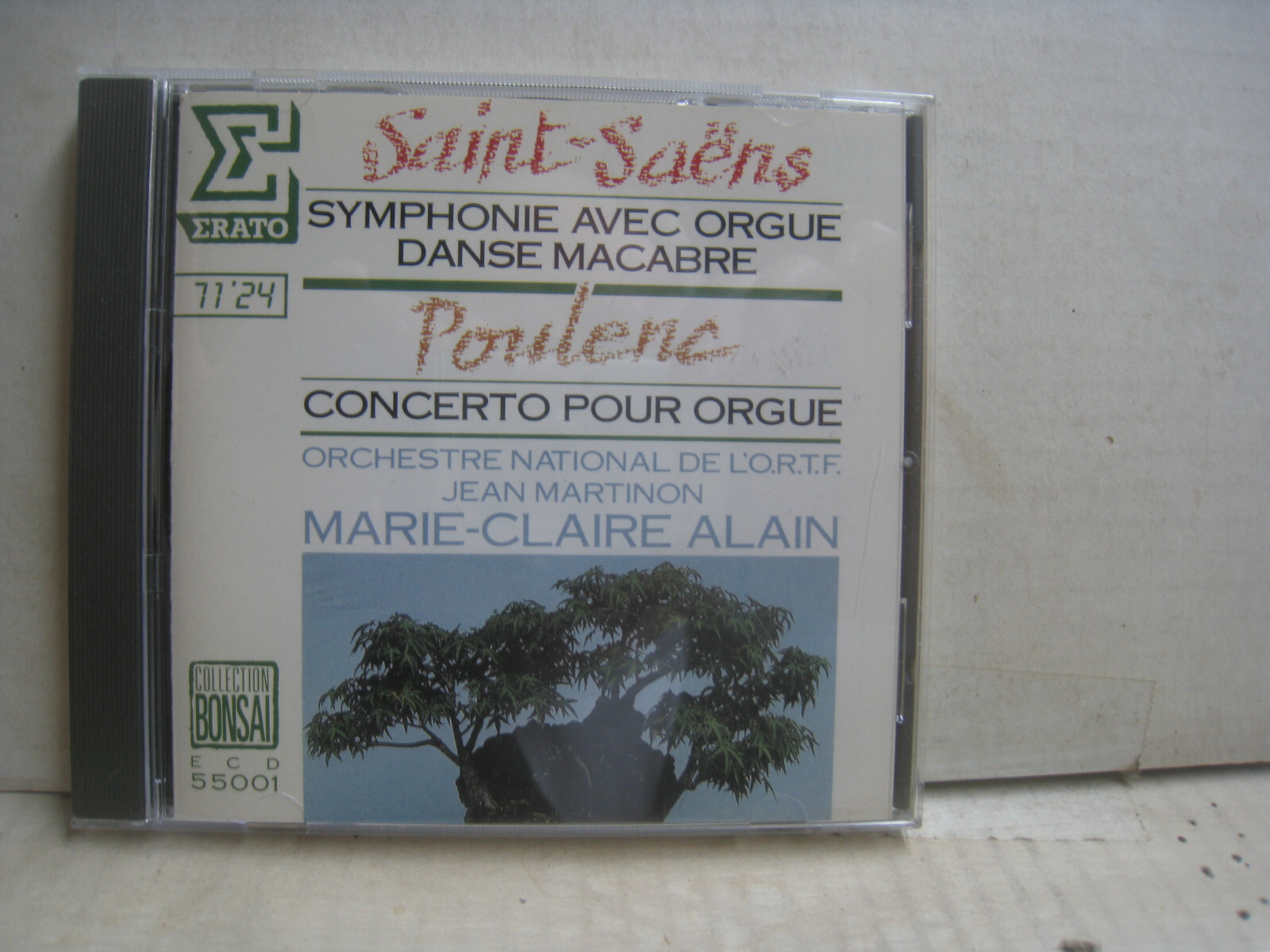 Saint-Saens Organ Sym / Poulenc Conc, Alain, Organ-Martinon