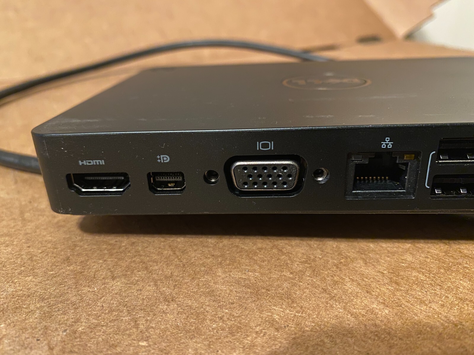 Dell WD15 USB-C K17A Hub HDMI VGA 4K Docking Station, No AC Adapter 4 PC Macbook