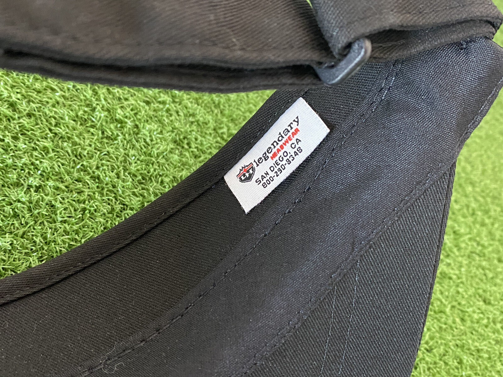 RARE Personally Used PHIL MICKELSON BEARING POINT TITLEIST VISOR