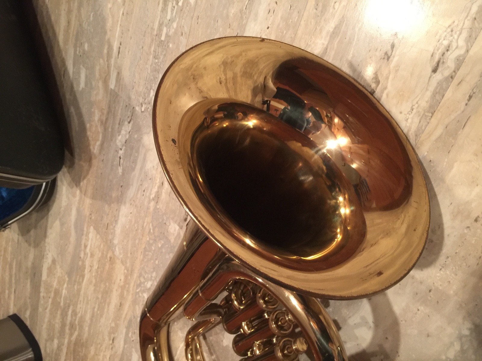 YAMAHA YEP 201 EUPHONIUM IN HARD CASE PURPLE LABEL