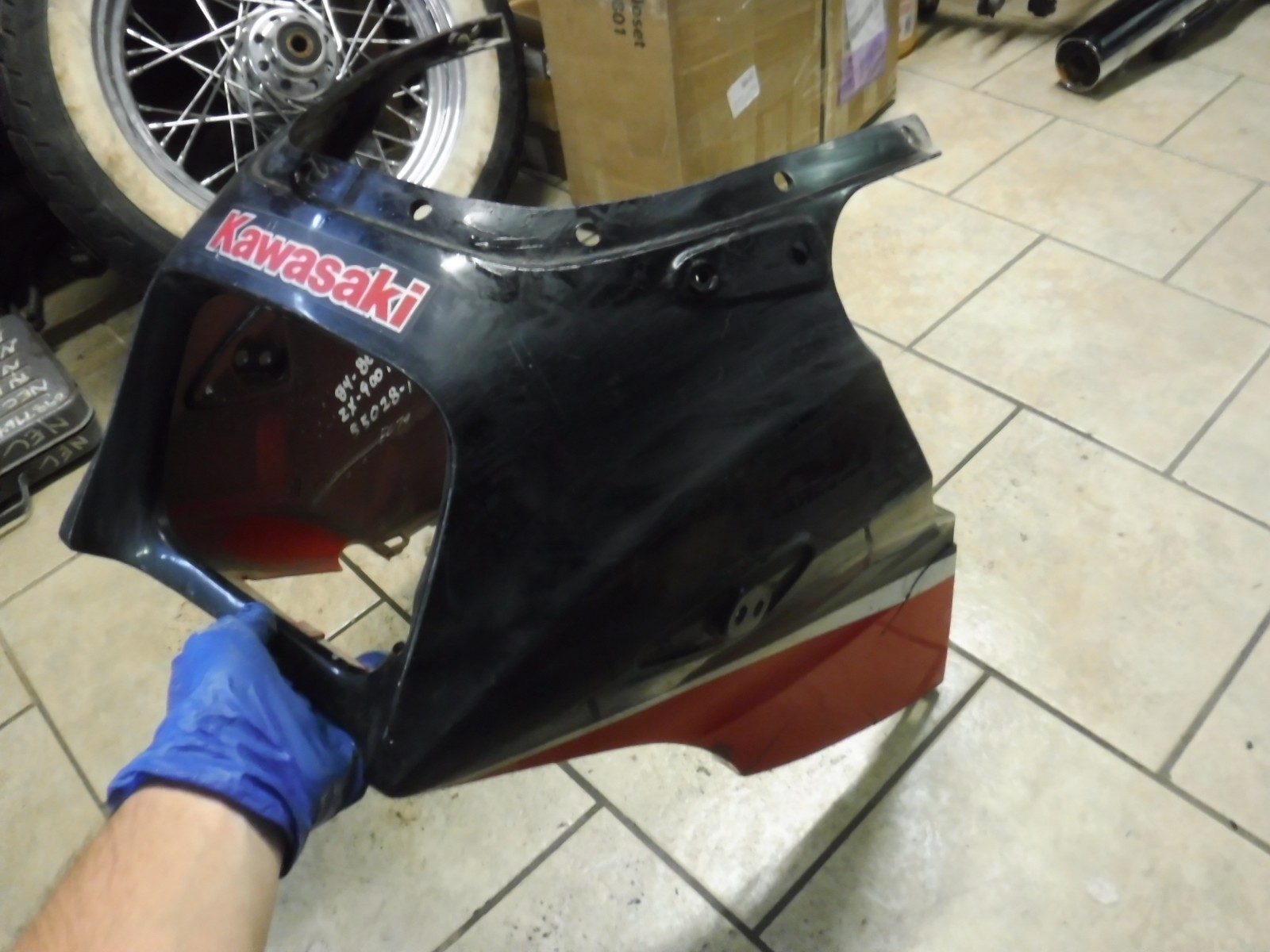 鴛鴦28 84 85 KAWASAKI ZX900 A NINJA Front Upper Fairing Cowling