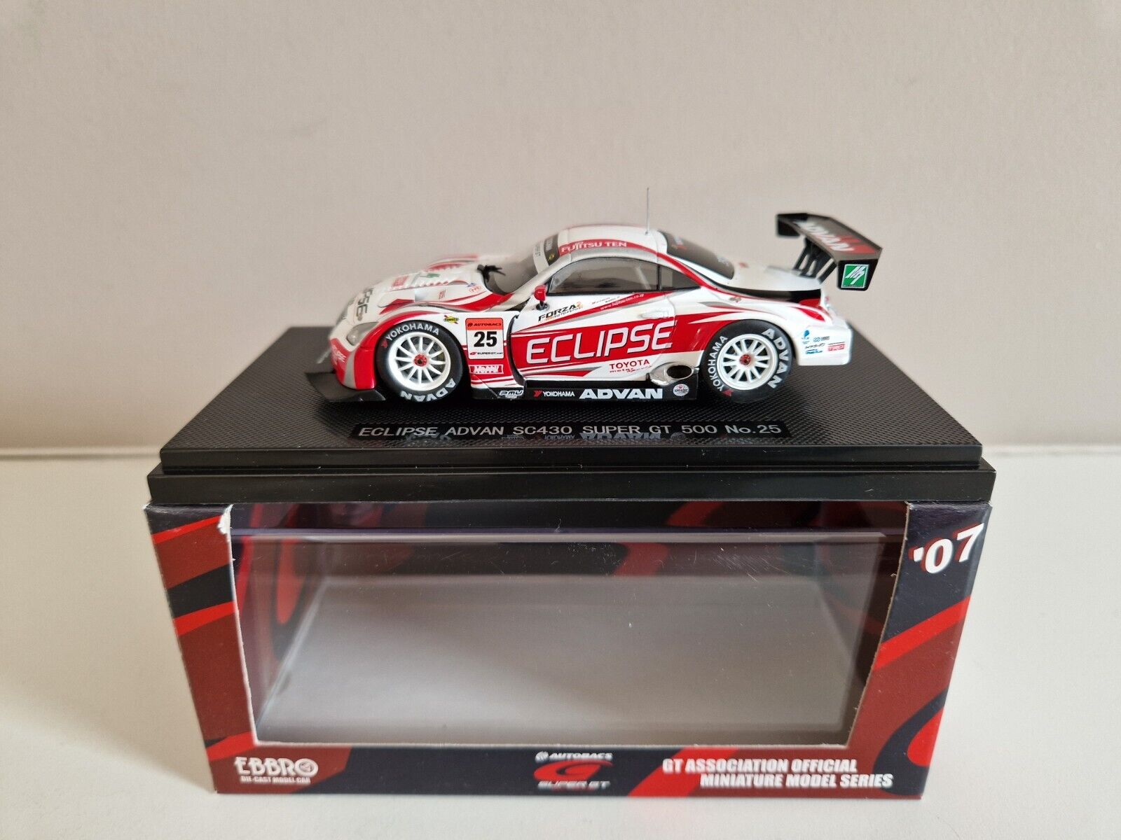 Ebbro 1/43 Eclipse Lexus SC430 GT500 Tsuchiya/Orido - Super Ebbro 1/43 Eclipse Lexus SC430 GT500 Tsuchiya/Orido - Super