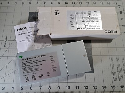 NEW  ''WEGO'' Model wdr6024svd1p DIMMABLE LED DRIVER 24VDC Output