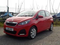 2018 Peugeot 108 1.0 Active Euro 6 5dr HATCHBACK Petrol Manual