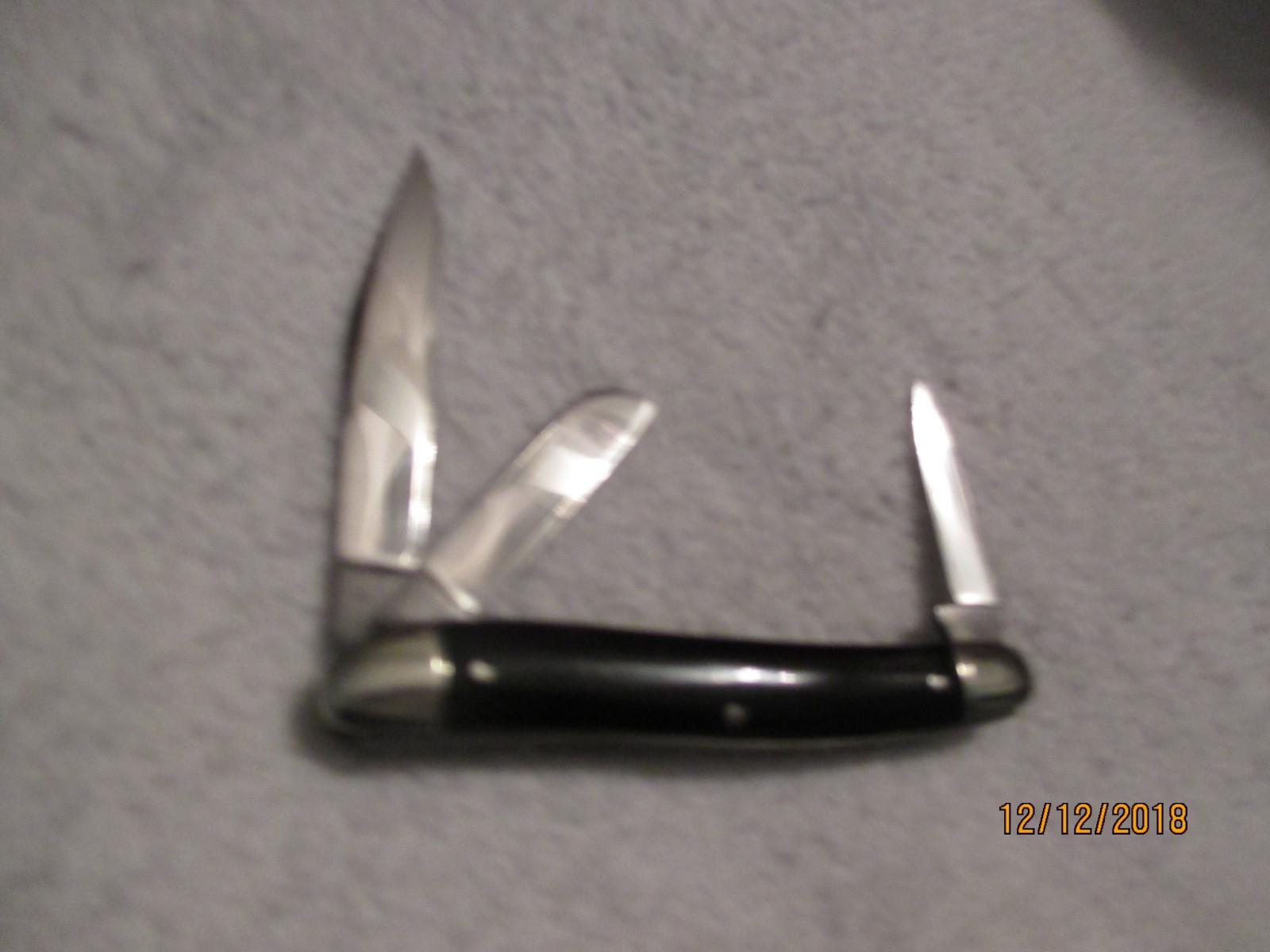 VINTAGE CASE TESTED XX SLICK BLACK MODEL 23087SH PEN KNIFE , 1920-1940