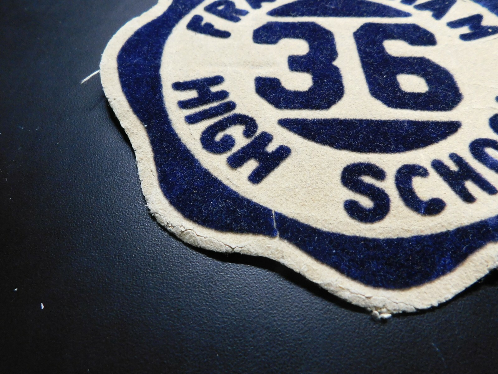 Framingham High School Vintage Jacket Patch Number 36