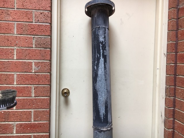 DUCTED GAS HEATER FLUE PIPE 1850MM LONG 125 DIAMETER Air 