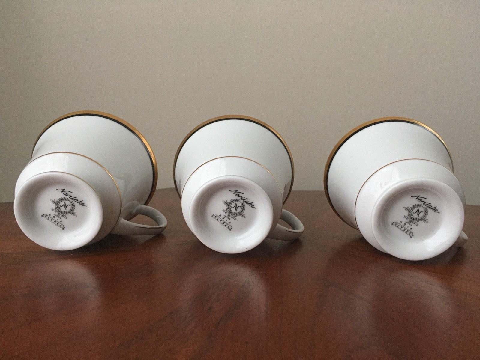 (3) Noritake Elysse Pattern Cups