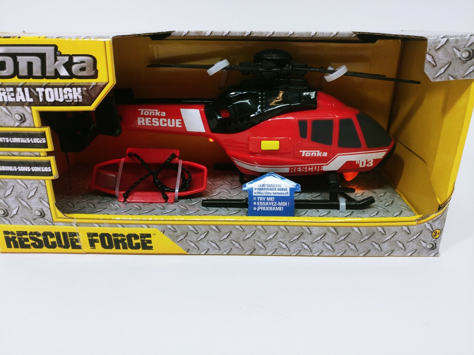 tonka rescue force fire rescue helicopter red and white