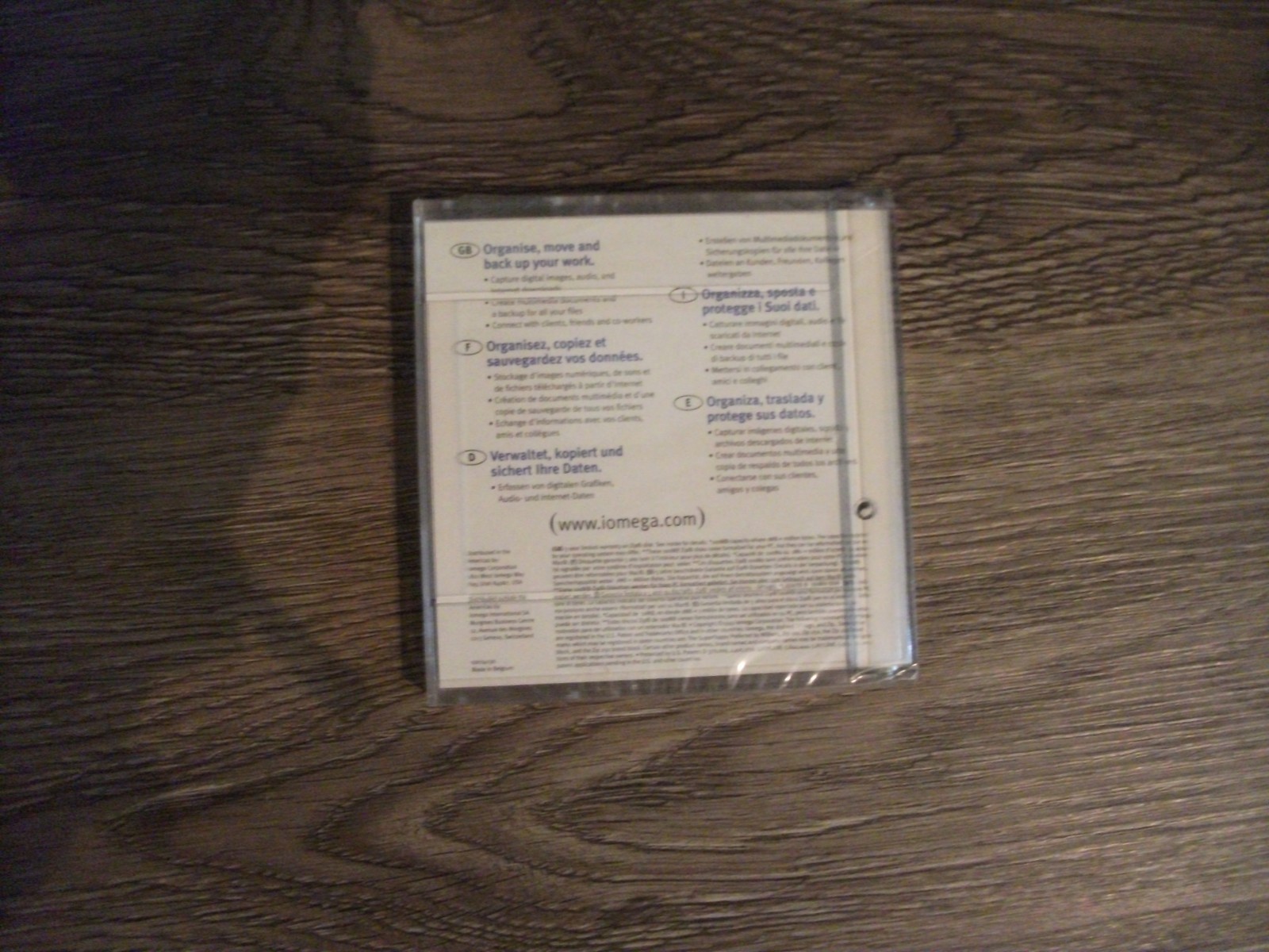 Iomega Zip 100 PC Formatted Backup Disk in Case NIP
