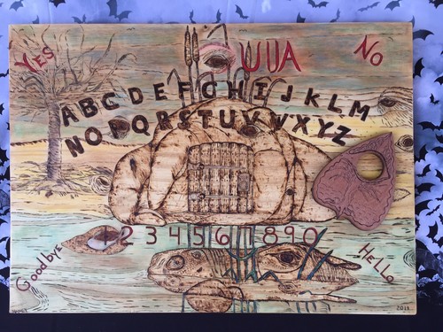 Ouija Board Custom Wood Burning