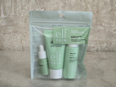 e.l.f. SKIN Blemish Breakthrough Blemish Control Basics Kit Travel Size Acne