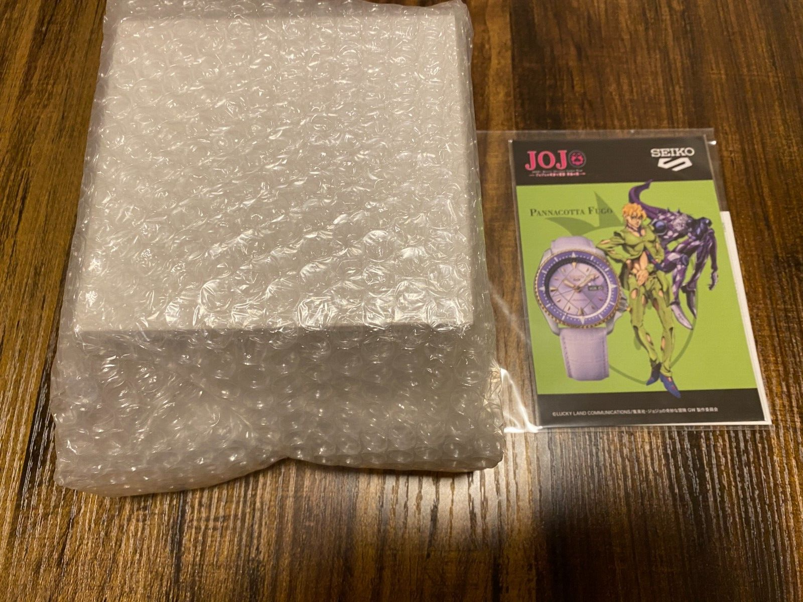 Pre-owned Seiko Jojo's Bizarre Adventure  5 Sports Watch Pannacotta Fugo Hugo Sbsa030