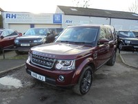 2016 Land Rover Discovery 3.0 SDV6 Graphite 5dr Auto Red Black Leather Ulez Euro