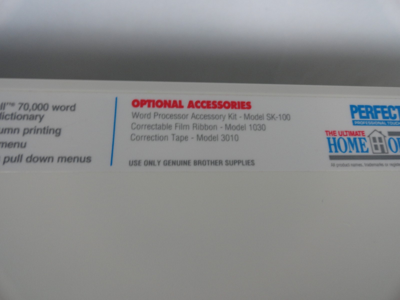 Brother WP-700D Electric Typewriter Tested Working