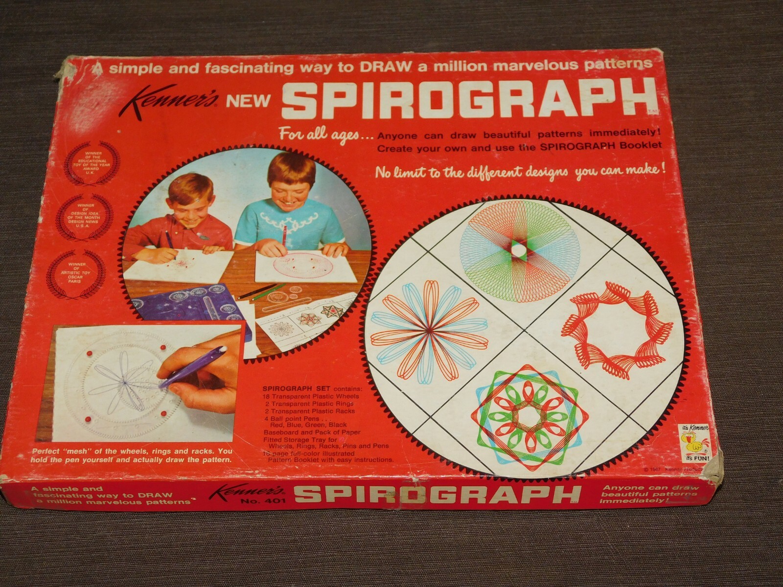 Купить Спирограф Spirograph 1967 в интернет-магазине с Ebay с доставкой ...