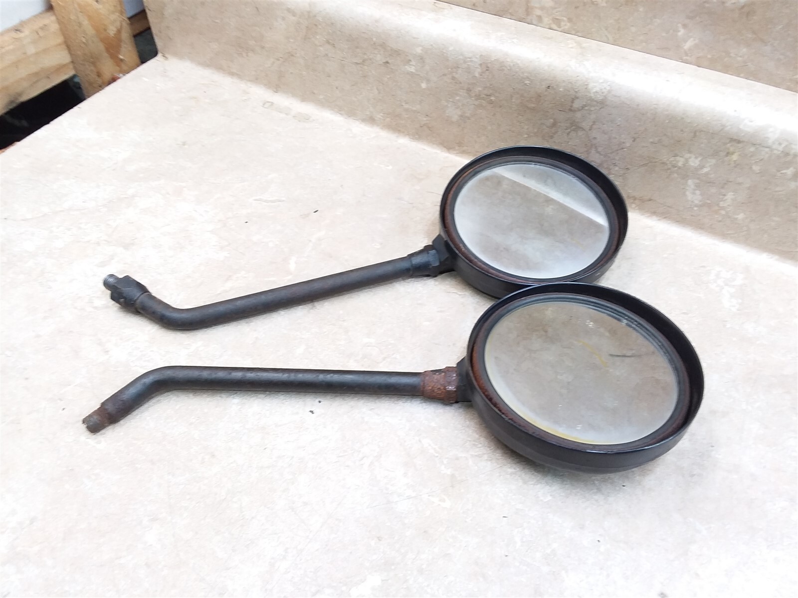 鏡 KACA Kawasaki 1000 KZ1000-A OEM Mirrors Parts ONLY 1977 1978 PA