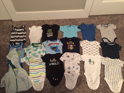 Baby Boys 0-3 3-6 Months Clothing Outfits Clothes Lot