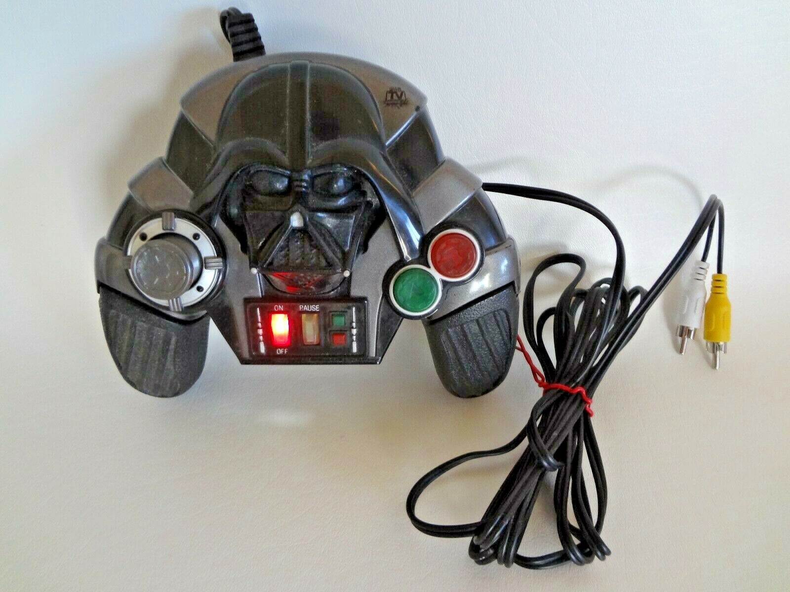 STAR WARS PLUG IN TV GAME DARTH VADER CONTROLLER NEW BATTERIES JAKKS PACIFIC