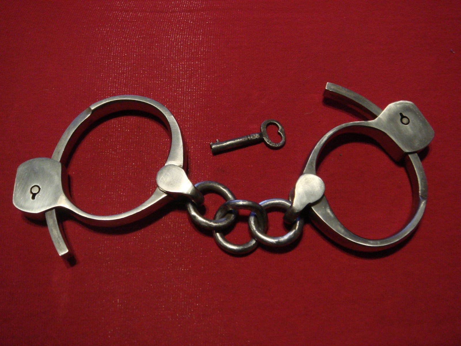 Vintage Tower Detective Handcuffs Antique Police 1887