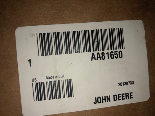John Deere  # AA81650 row command shut off clutch planter 1770NT sub AA74047